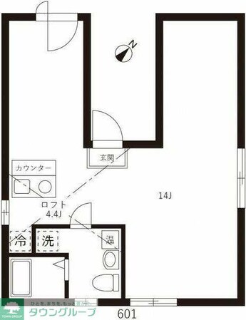 コルク本駒込の物件間取画像